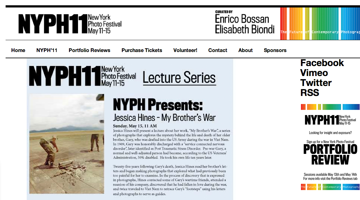 NYPH11 Photo Festival, juried by Elisabeth Biondi